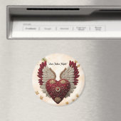 "Himmlisches Liebesherz" Magnet (In Situ (Geschirrspüler))