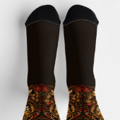 Himmlisches männliches Sternzeichen Löwe-Design Socken (Oben)
