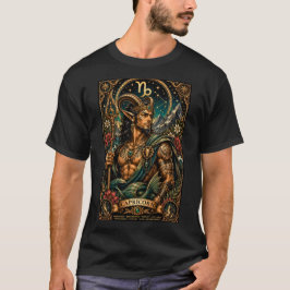 Himmlisches männliches Sternzeichen Steinbock-Desi T-Shirt