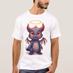 Himmlisches Monster: Ein Niedlicher Cartoon T-Shirt