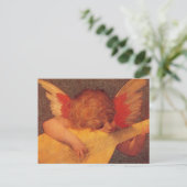 Himmlisches Musiker-Weihnachten Feiertagspostkarte (Stehend Vorderseite)