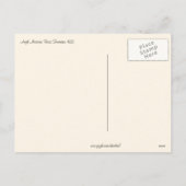 Himmlisches Musiker-Weihnachten Feiertagspostkarte (Rückseite)