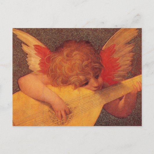 Himmlisches Musiker-Weihnachten Feiertagspostkarte (Vorderseite)