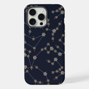 Himmlisches Mystisches Nahtloses Muster iPhone 15 Pro Max Hülle