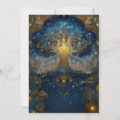 Himmlisches Portal | Baum des Lebens Einladung (Rückseite)