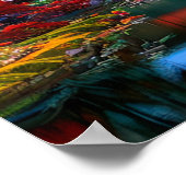 Himmlisches Retreat, japanische Pagode Poster (Ecke)