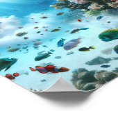 Himmlisches Riff Poster (Ecke)