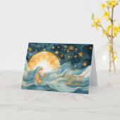 Himmlisches Schlafsommer Karte (Gelbe Blume)