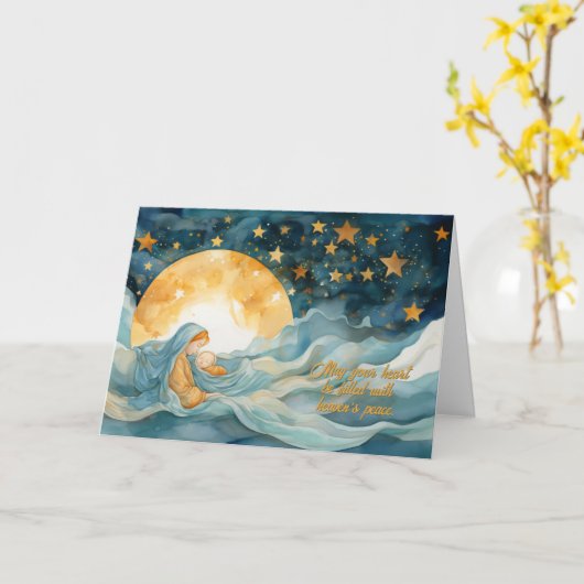 Himmlisches Schlafsommer Karte (Gelbe Blume)