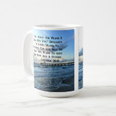 HIMMLISCHES SCRIPTURE-DESIGN JEREMIAH 29:11 KAFFEETASSE (Vorderseite Links)