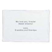 Himmlisches Segen-Gebet | Neutrale Farben | Schafe Kissenbezug (Rückseite)