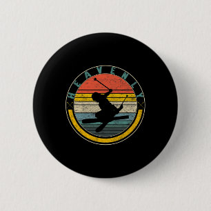 Himmlisches Skifahren Skifahren Winter C Button