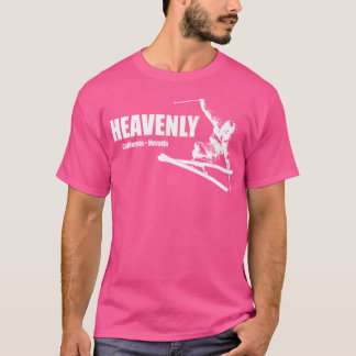 Himmlisches Skigebiet California Nevada Skier T-Shirt