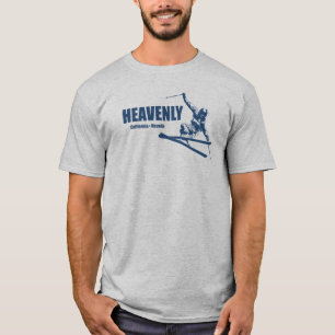 Himmlisches Skigebiet California Nevada Skier T-Shirt