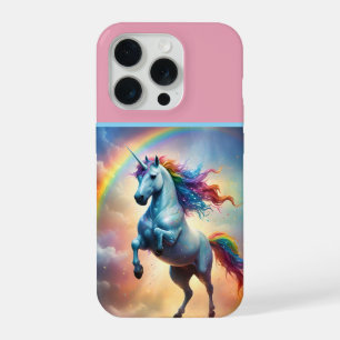 Himmlisches Spektrum: Der Regenbogen des Regenboge iPhone 15 Pro Hülle