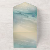 Himmlisches Strandziel Einladung zur Hochzeit (Außenbereich)