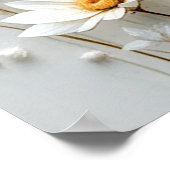 Himmlisches, traumhaftes Blumenwerk #1 Poster (Ecke)