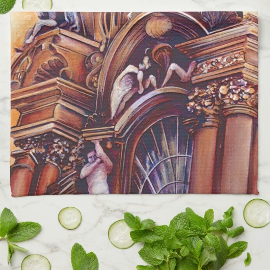 Himmlisches Ungarisch Geschirrtuch (Gefaltet)