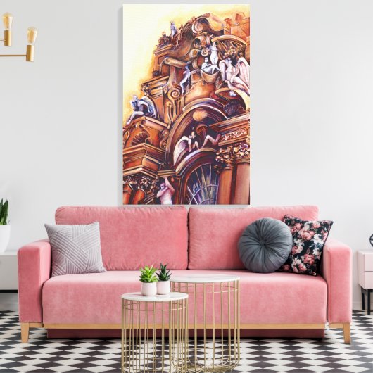 Himmlisches Ungarisch Leinwanddruck (Insitu (Wohnzimmer))