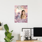 Himmlisches Unicorn-Gedenkplakat Poster (Heimbüro)