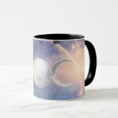 Himmlisches Universum Triple Moon Goddess Moonston Tasse (VorderseiteRechts)