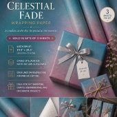 Himmlisches Verblassen Geschenkpapier Set