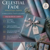Himmlisches Verblassen Geschenkpapier Set