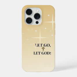 Himmlisches Vertrauen Lass Los Lass Gott Kreuz iPhone 15 Pro Hülle