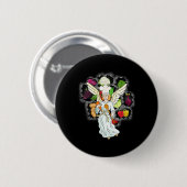Himmlisches Weihnachtskochen Gemüse Küche Koch Button (Vorne & Hinten)