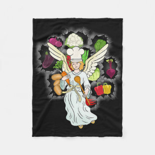 Himmlisches Weihnachtskochen Gemüse Küche Koch Fleecedecke