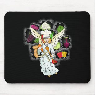 Himmlisches Weihnachtskochen Gemüse Küche Koch Mousepad