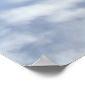 himmlisches Wolkenposter Poster (Ecke)