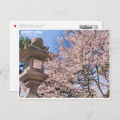 Himuro Shrine (Yoshino Cherry) ポストカード Postkarte (Vorne/Hinten)