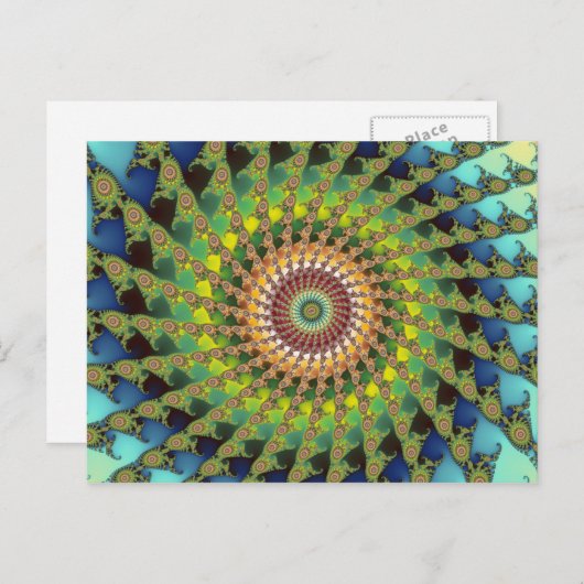 Himynameisswirl Postkarte (Vorne/Hinten)