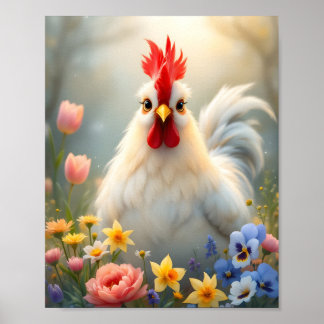 Hin und Her in Blume Digital Poster