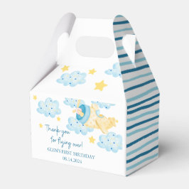 Hin und wieder Gelb Blau Flugzeug Gefälligkeitsbox Geschenkschachtel