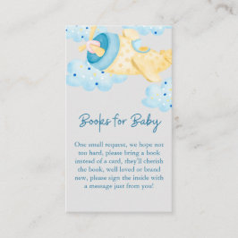 Hin und wieder Gelbe graue Flugzeugbücher für Baby Begleitkarte