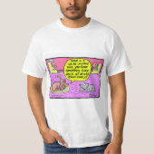 Hin und wieder… LUSTIGER Cartoon Bogenwimmerns u. T-Shirt (Vorderseite)