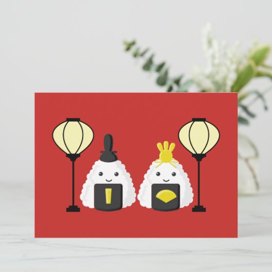 Hina Matsuri Onigiri (Stehend Vorderseite)