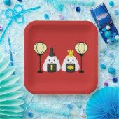 Hina Matsuri Onigiri Pappteller (Party)