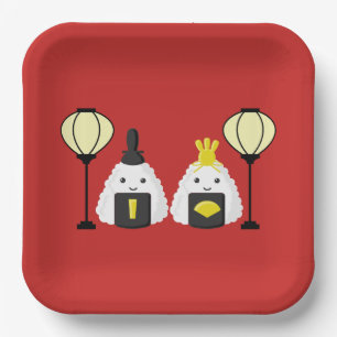 Hina Matsuri Onigiri Pappteller