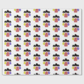 Hinamatsuri, Girls Day japanische Puppe Geschenkpapier (Flach)