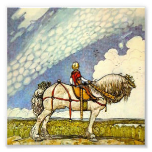 „Hinaus in die weite Welt“ von John Bauer Fotodruck