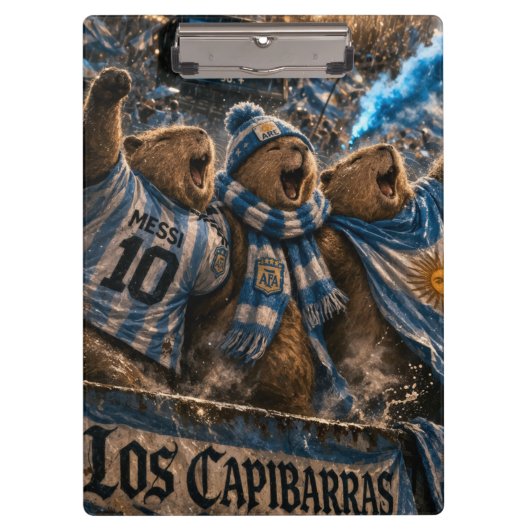  Hinchada Capibarras  Klemmbrett (Vorderseite)