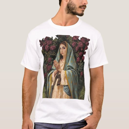 Hind alqahtani als Jungfrau mary T - Shirt (Vorderseite)