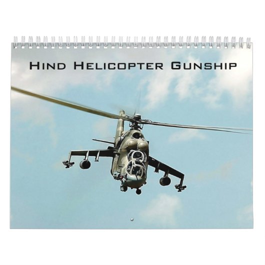 Hind Gunship Calendar Kalender (Titelbild)
