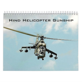 Hind Gunship Calendar Kalender