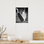 Hindenburg Desaster Plakat 16"x20". (Küche)