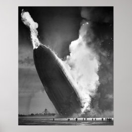 Hindenburg Desaster Plakat 16"x20".