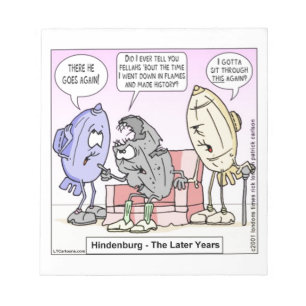 Hindenburg Die späteren Jahre Rick London Lustig Notizblock
